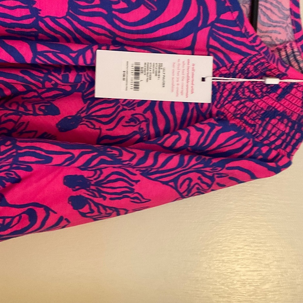 Lilly Pulitzer Pink and Blue Mini Dress - Picture 2 of 3